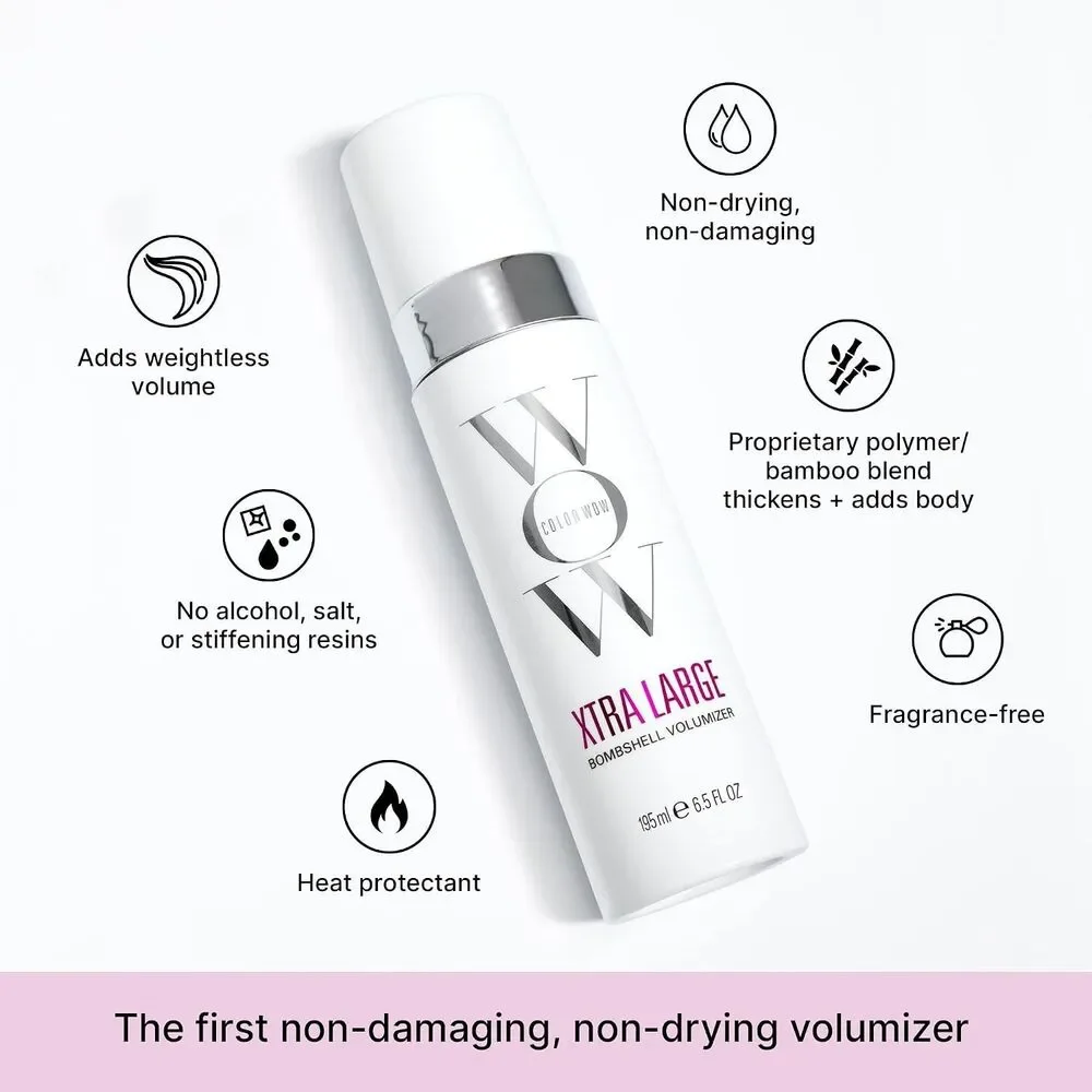 COLOR WOW Xtra Large 6.5 Oz Volumizer Alcohol-Free Foam for Weightless Volume
